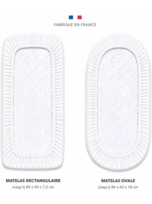 Hoeslaken wieg baby van katoenen mousseline - Kiabi