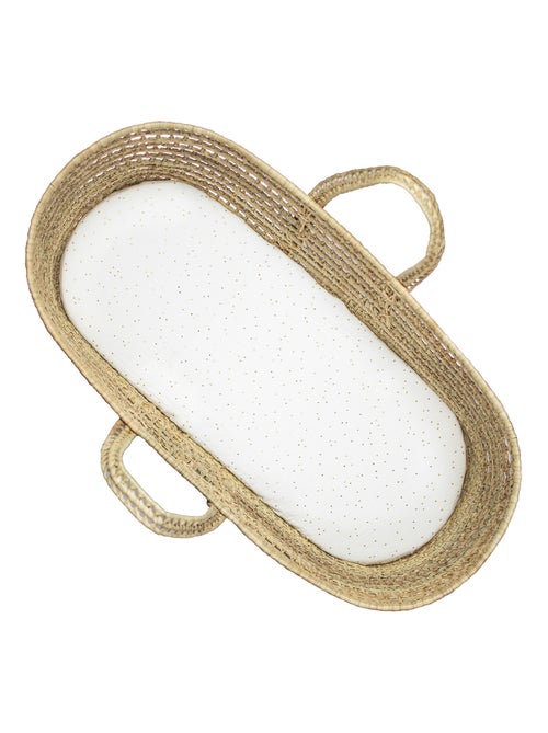 Hoeslaken wieg baby van katoenen mousseline - Kiabi