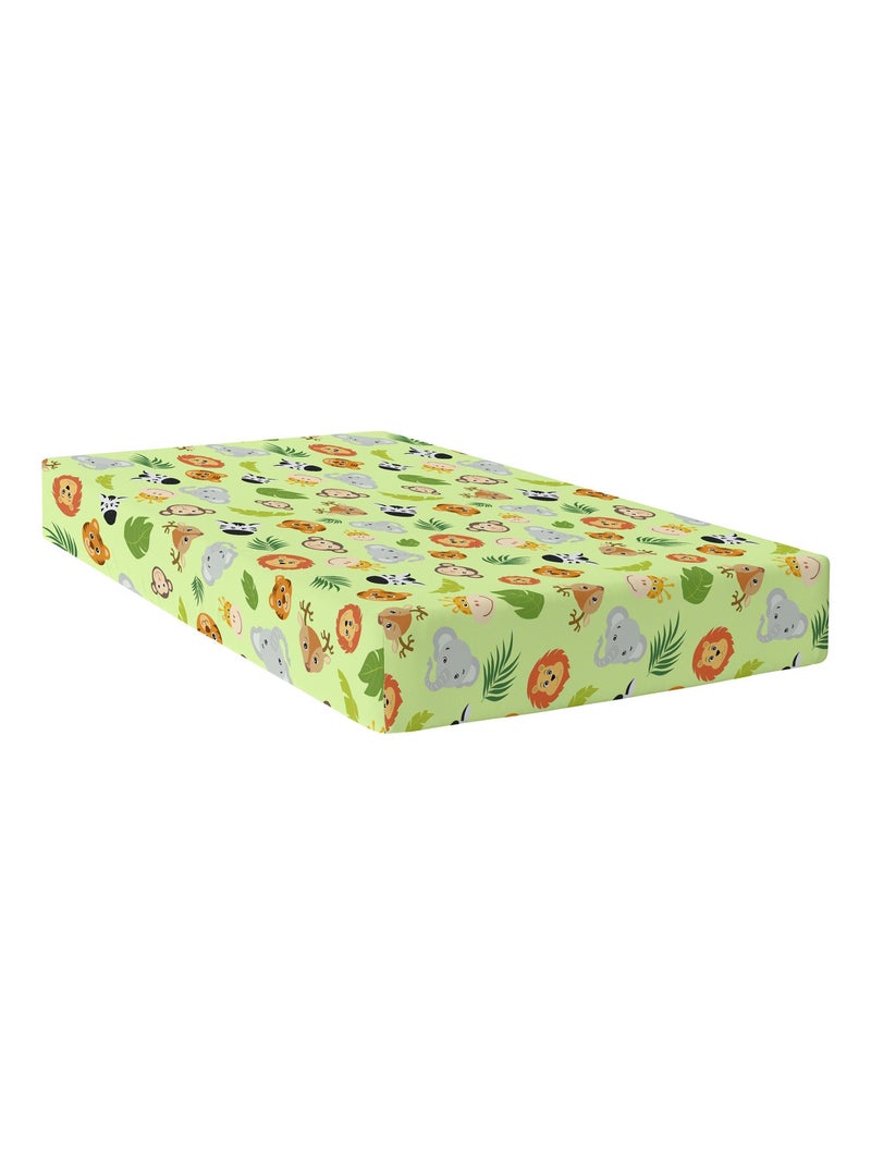 Hoeslaken Wild "Happyfriday" Multicolor - Kiabi