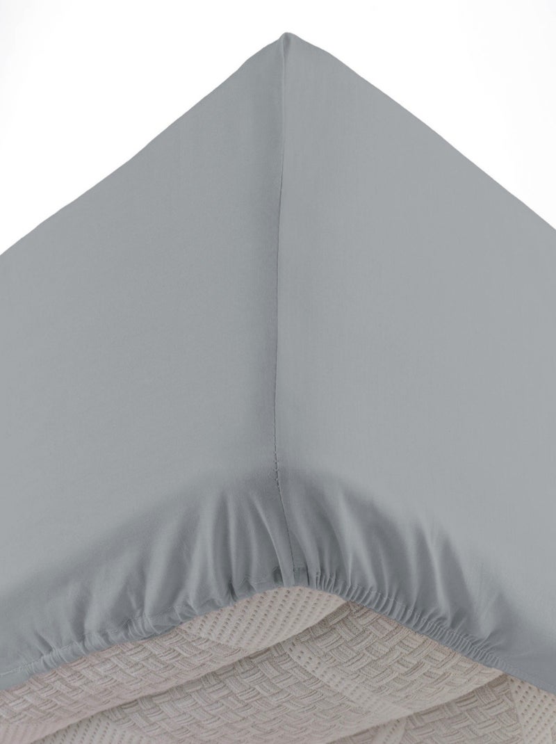 Hoeslakens van katoen noa promo linge Grijs - Kiabi