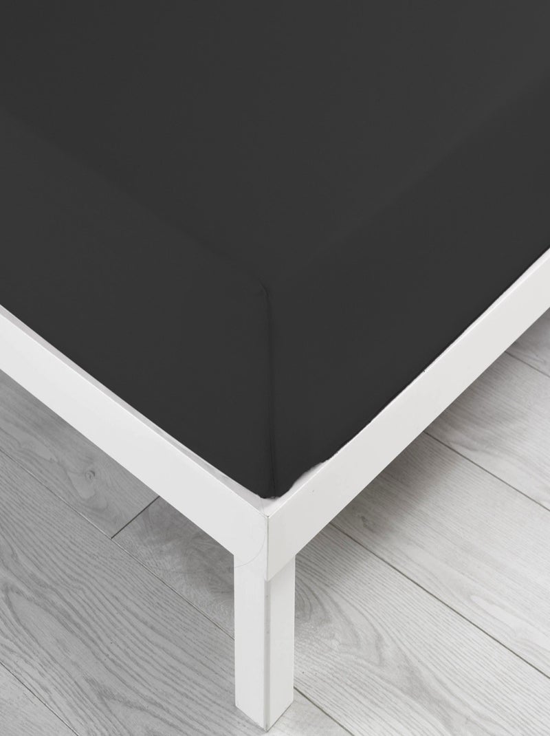 Hoeslakens van katoen noa promo linge Zwart - Kiabi