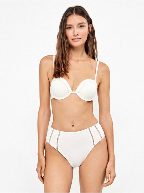 Hoge bikini broekje uitgesneden - Kiabi