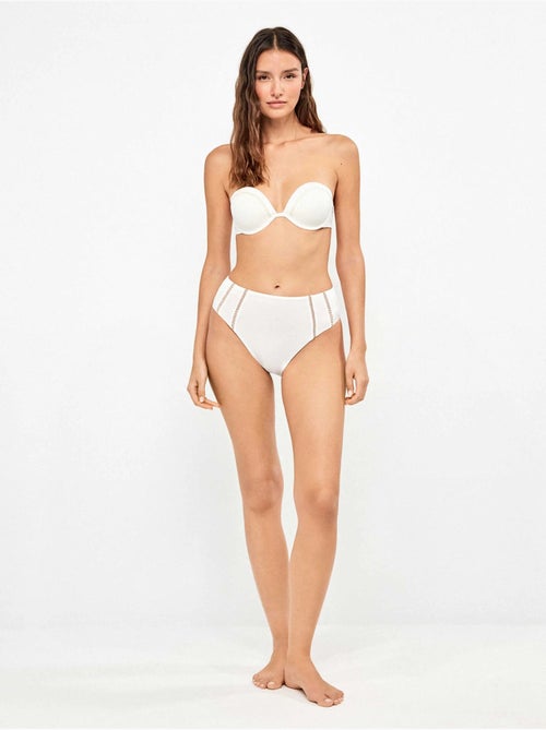 Hoge bikini broekje uitgesneden - Kiabi