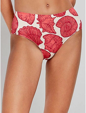 Hoge bikinibroekje high tech stof