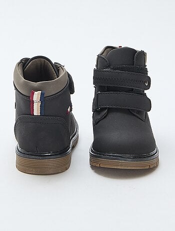 Hoge boots met klittenband