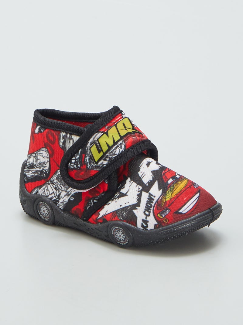 Hoge pantoffels 'Cars' ROOD - Kiabi