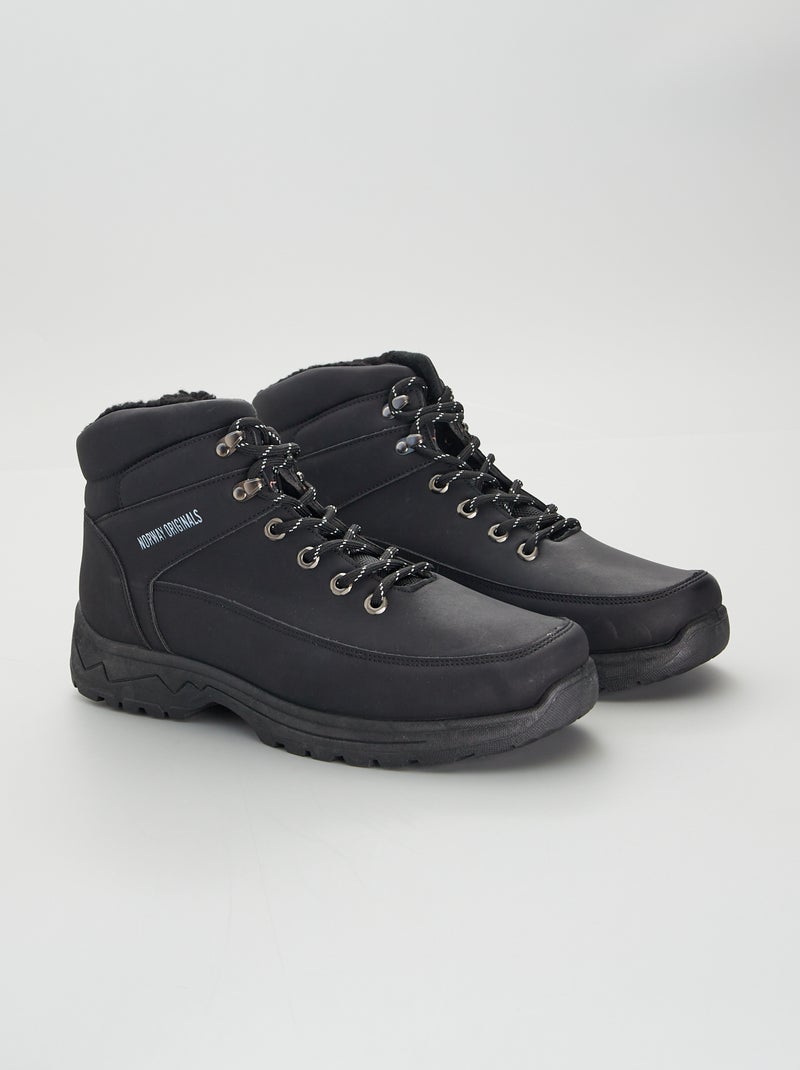 Hoge schoenen ZWART - Kiabi
