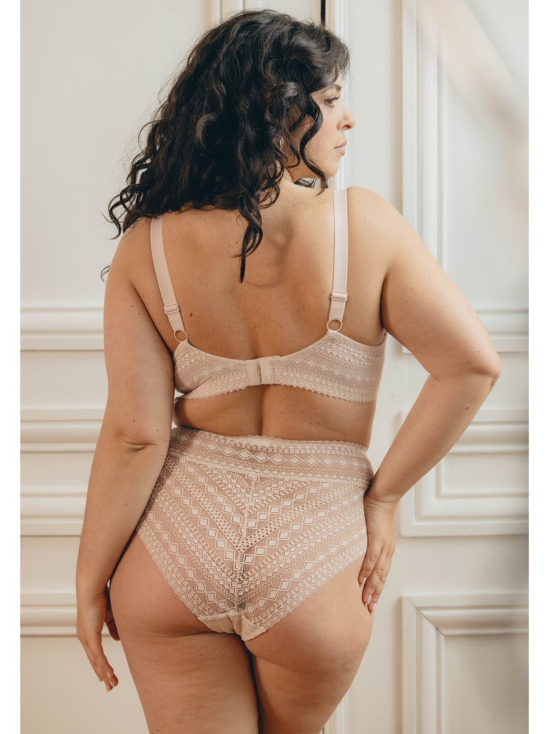 Hoge slip acanthe Roze - Kiabi