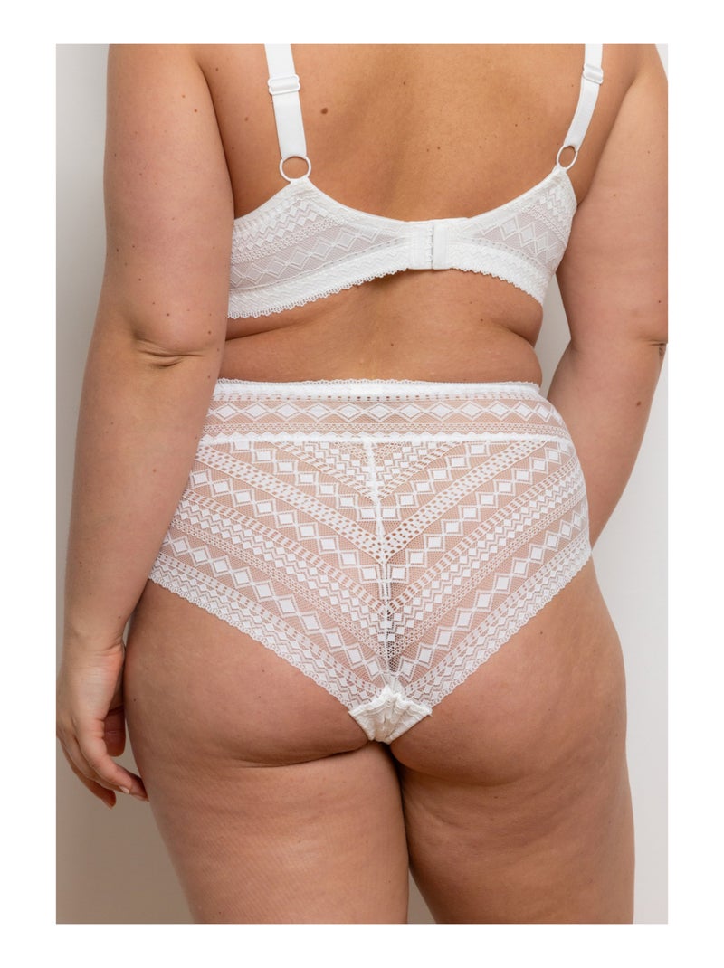 Hoge slip acanthe Wit - Kiabi