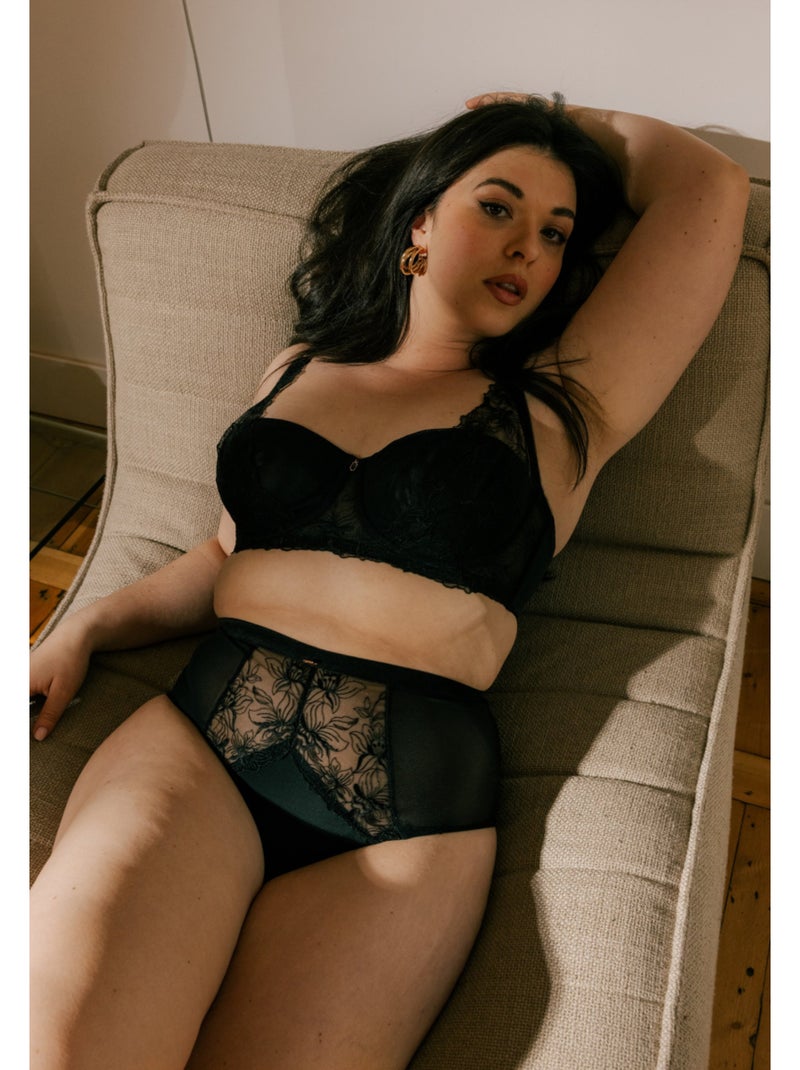 Hoge slip adria Zwart - Kiabi