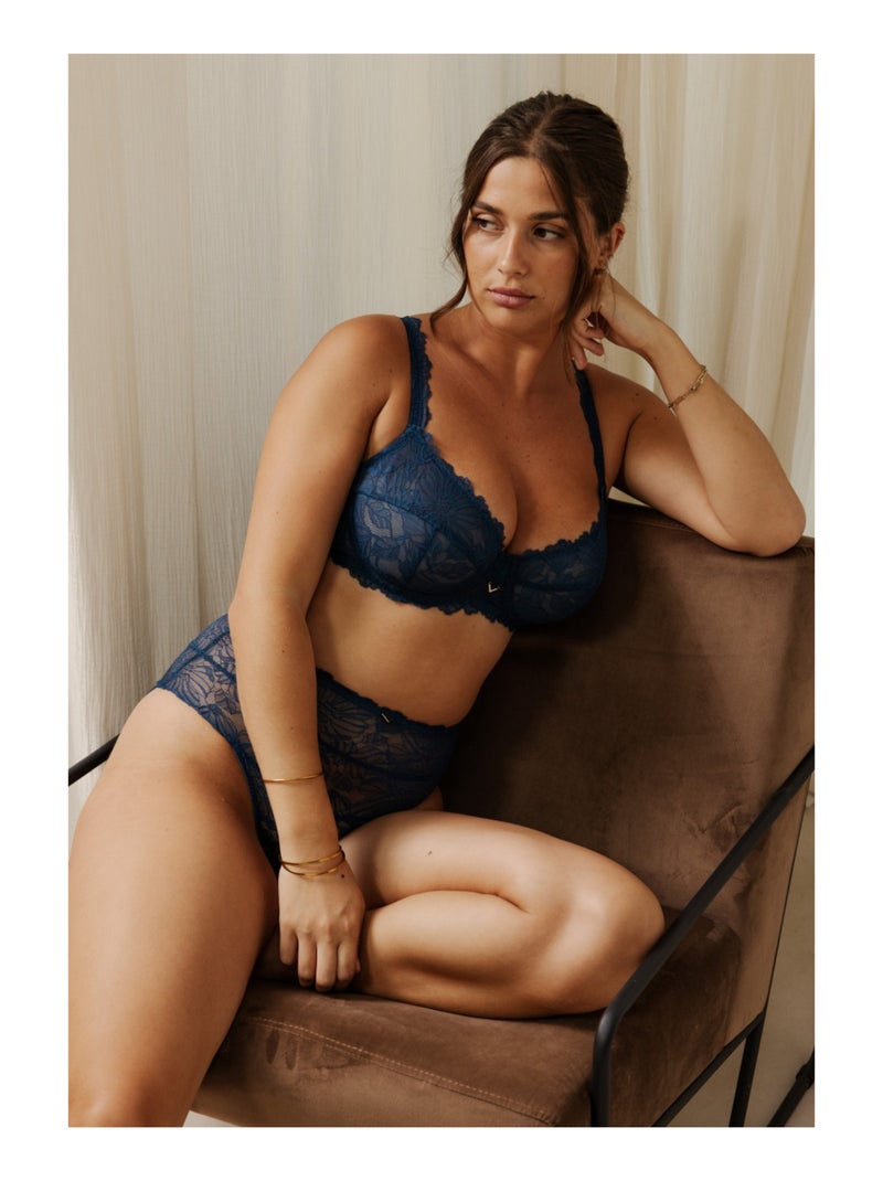 Hoge slip alizée Blauw - Kiabi