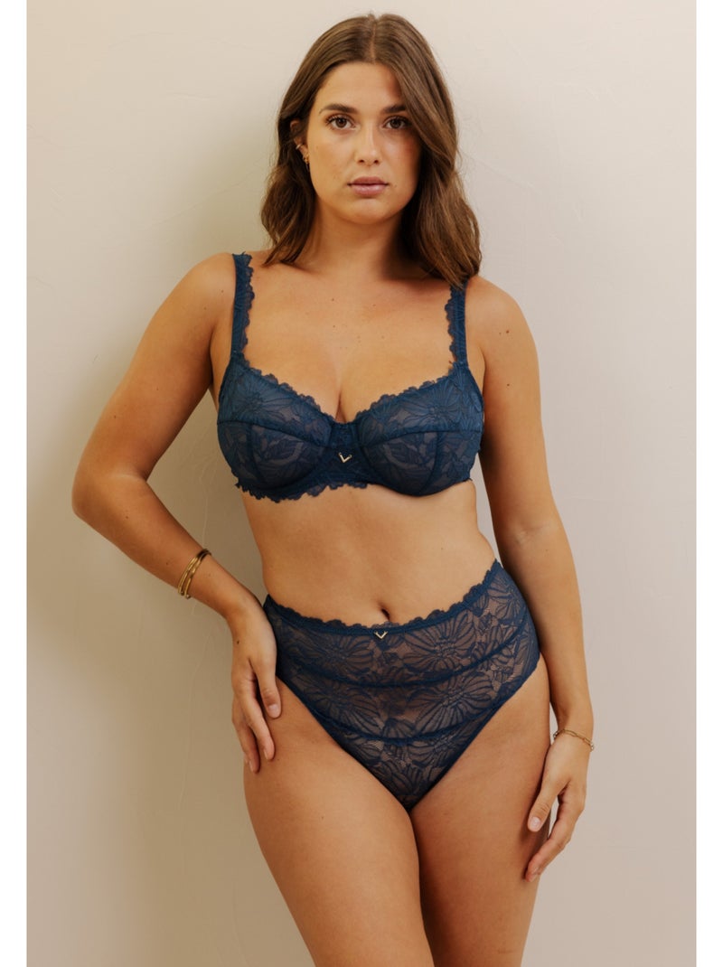 Hoge slip alizée Blauw - Kiabi