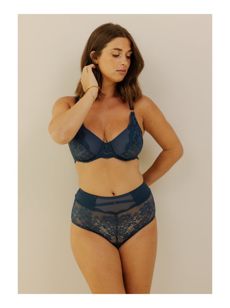 Hoge slip capucine Blauw - Kiabi