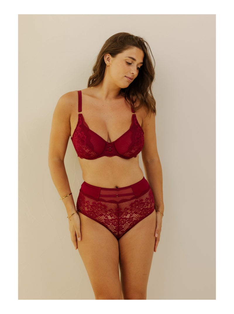 Hoge slip capucine Rood - Kiabi