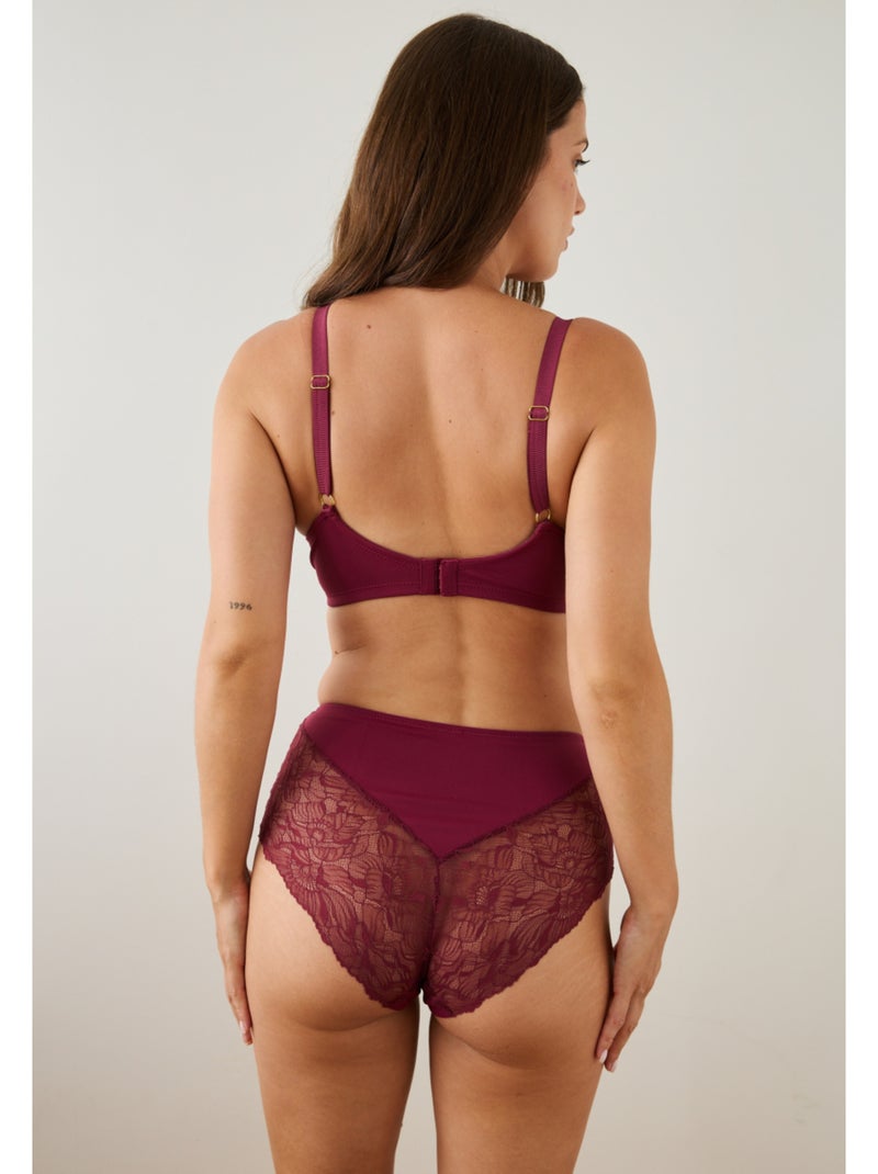 Hoge slip edina Bordeaux - Kiabi