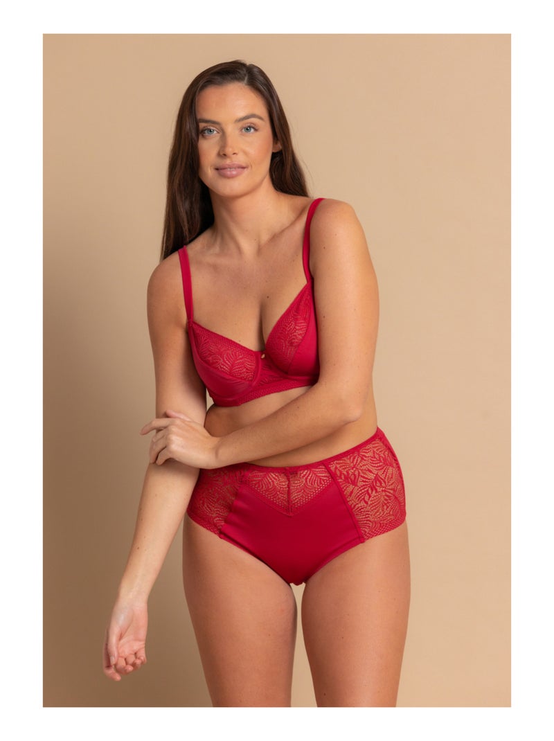 Hoge slip oline Rood - Kiabi