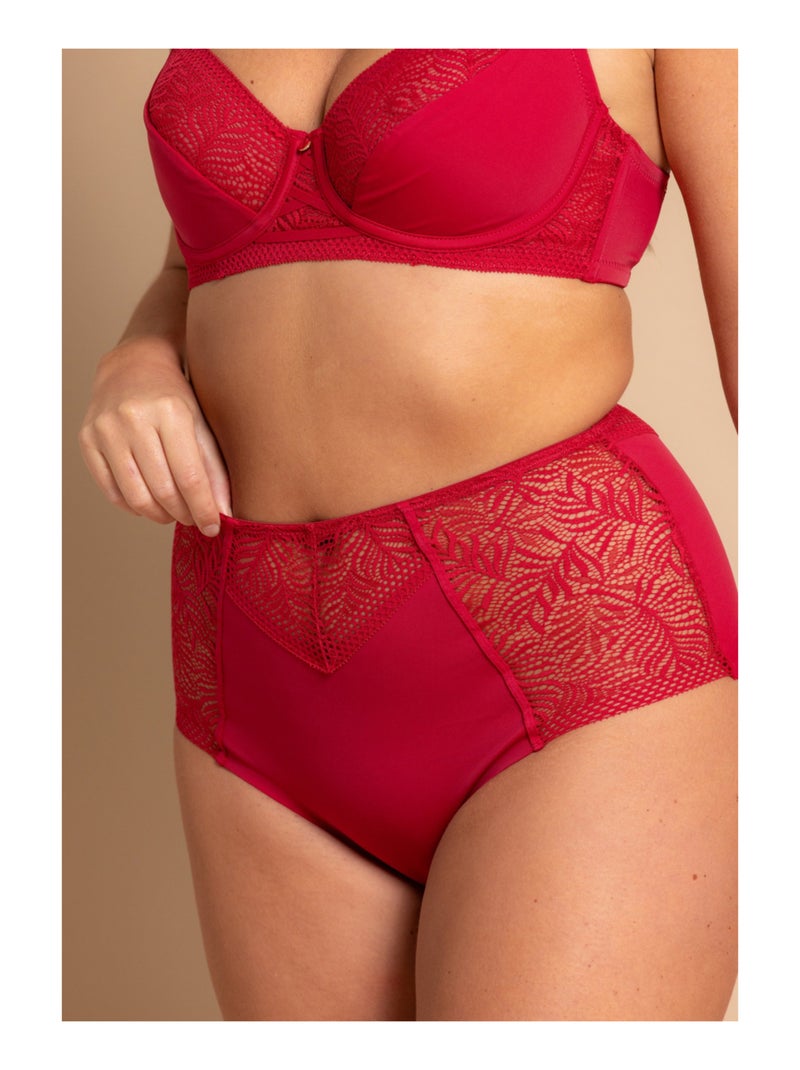 Hoge slip oline Rood - Kiabi