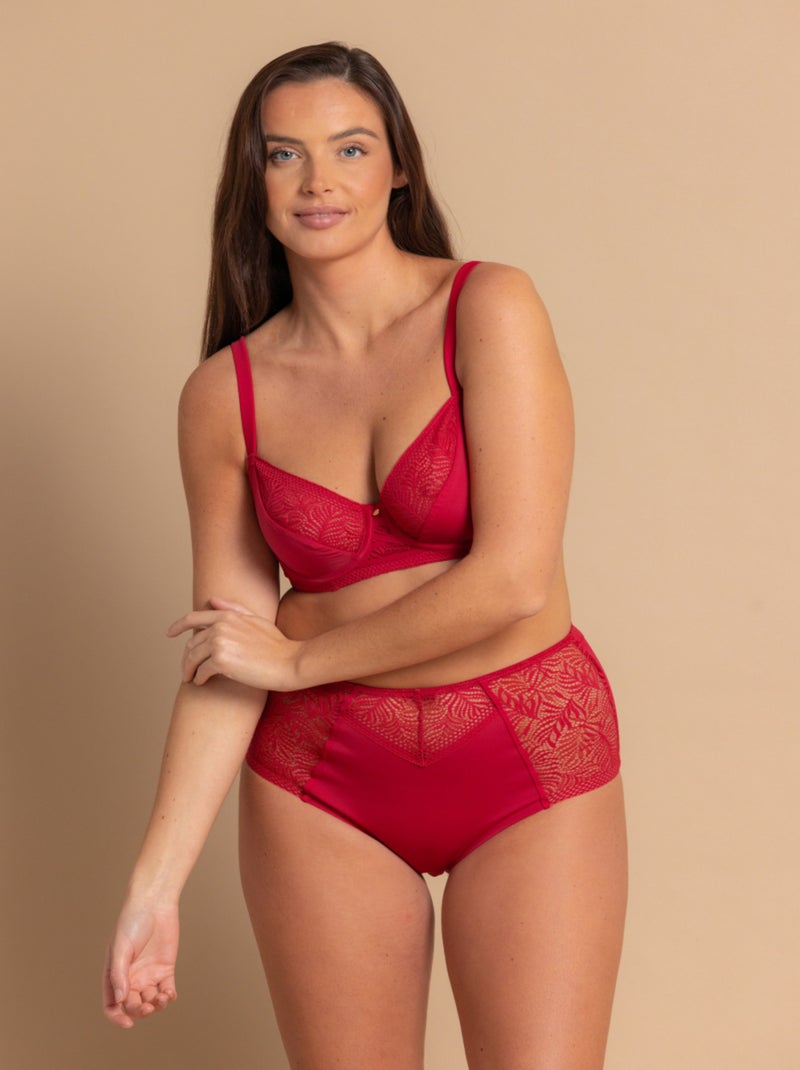 Hoge slip oline Rood - Kiabi