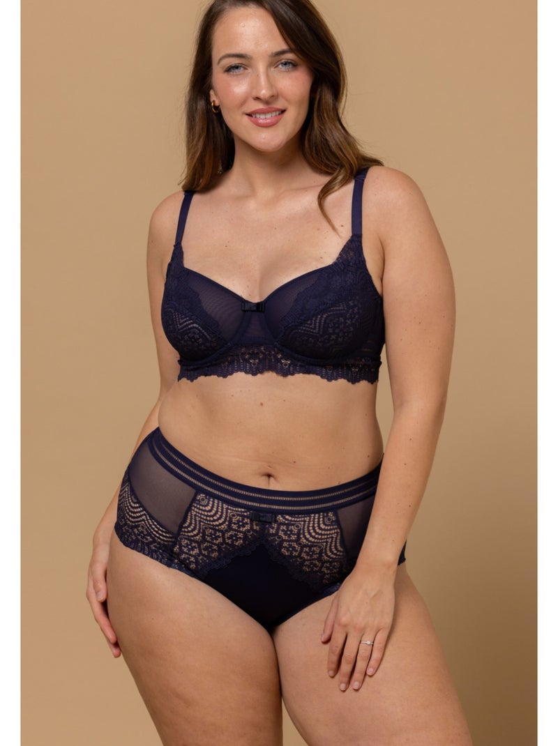 Hoge slip sofia Blauw - Kiabi