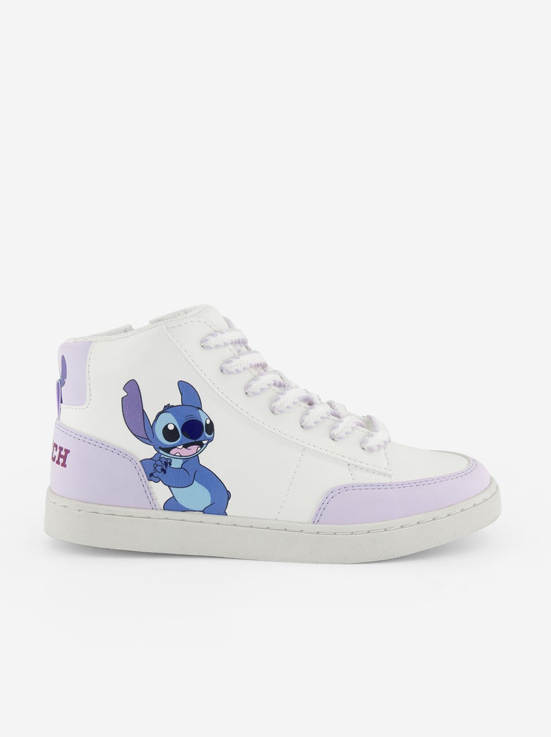Hoge sneakers 'Disney' 'Stitch' Paars - Kiabi