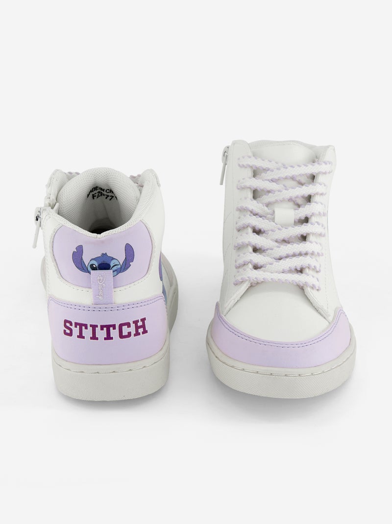 Hoge sneakers 'Disney' 'Stitch' Paars - Kiabi