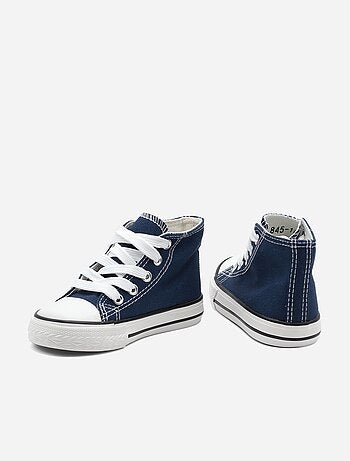 Hoge sneakers met veters