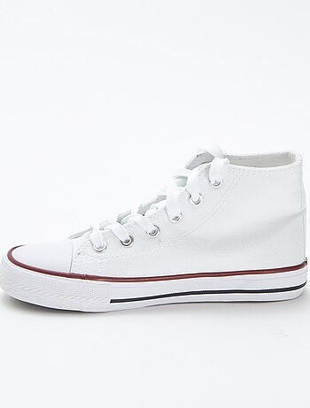 Hoge sneakers met veters