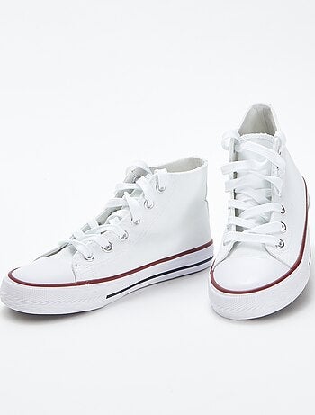 Hoge sneakers met veters