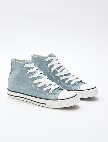 Hoge sneakers van denim