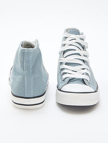 Hoge sneakers van denim