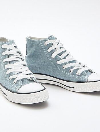 Hoge sneakers van denim