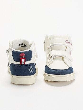 Hoge 'Spider-Man' 'Marvel' sneakers met klittenbandsluitingen