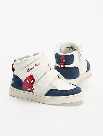 Hoge 'Spider-Man' 'Marvel' sneakers met klittenbandsluitingen