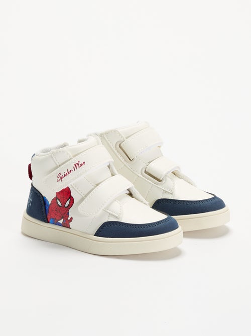 Hoge 'Spider-Man' 'Marvel' sneakers met klittenbandsluitingen - Kiabi