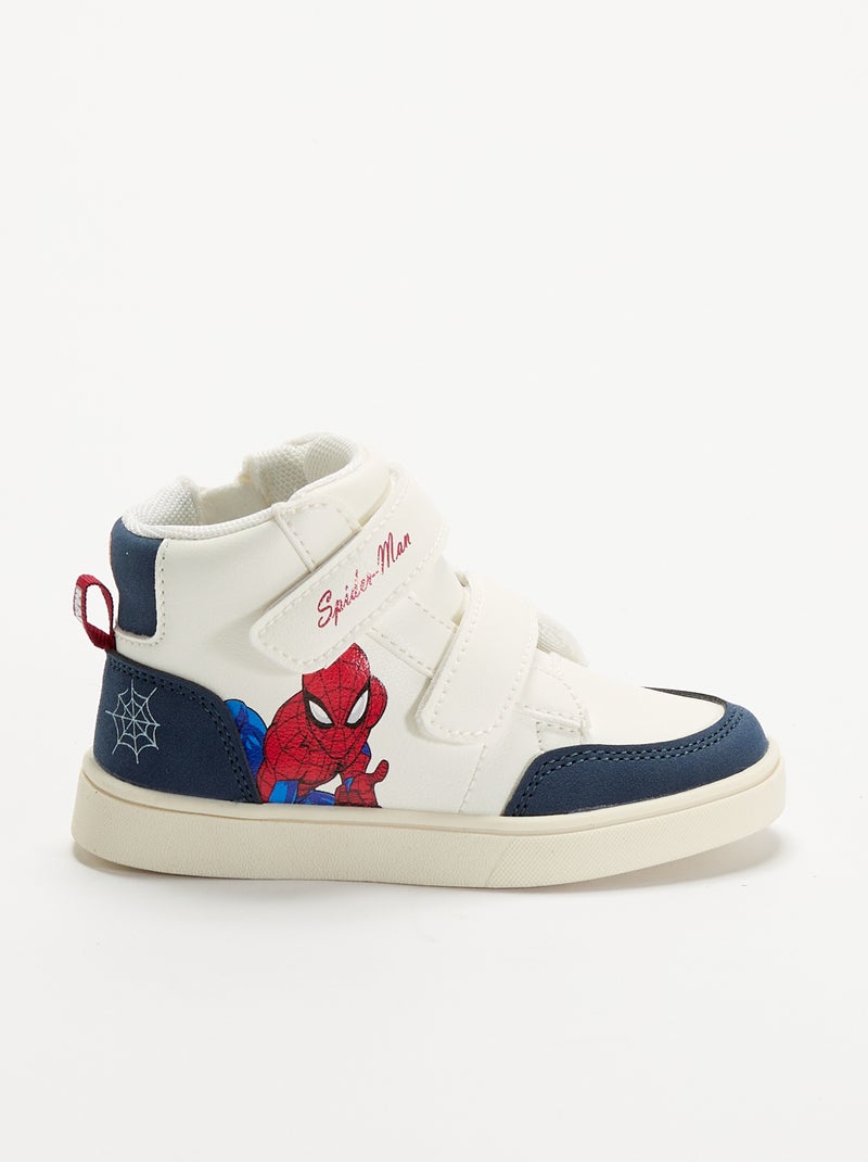 Hoge 'Spider-Man' 'Marvel' sneakers met klittenbandsluitingen Rood - Kiabi