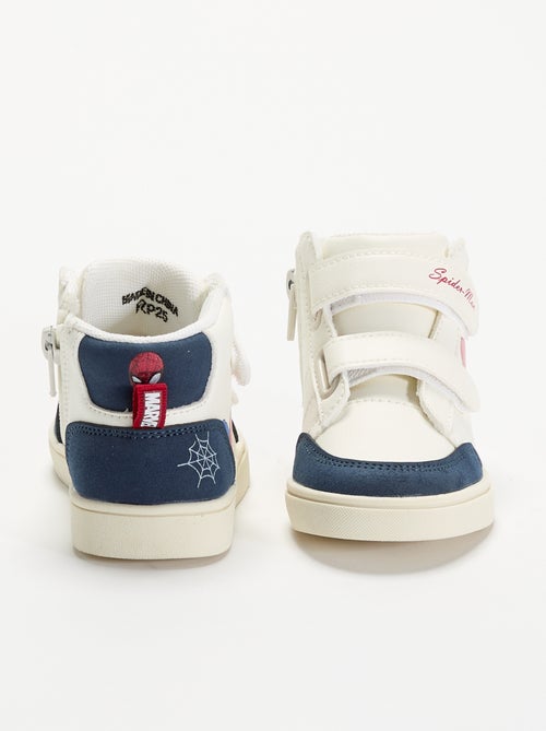 Hoge 'Spider-Man' 'Marvel' sneakers met klittenbandsluitingen - Kiabi