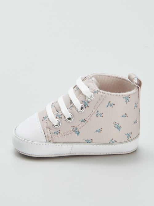 Hoge, stoffen sneakers - Kiabi