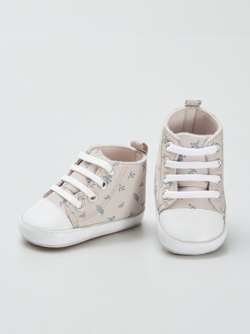 Hoge, stoffen sneakers - Kiabi