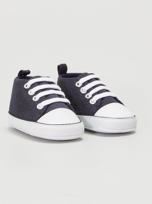 Hoge stoffen sneakers - Kiabi Hoge stoffen sneakers - Kiabi