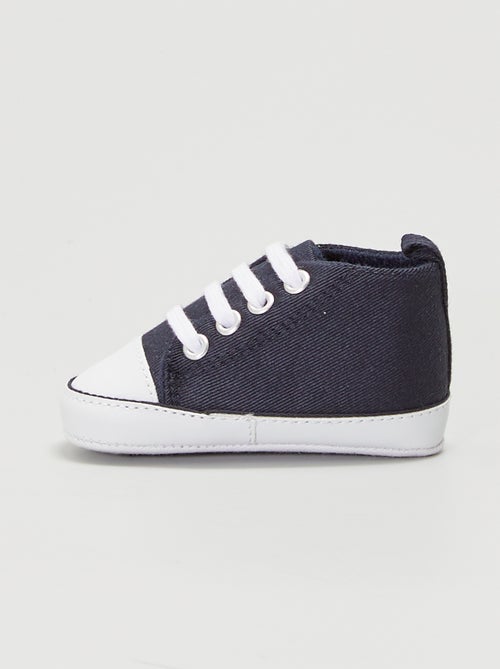 Hoge stoffen sneakers - Kiabi Hoge stoffen sneakers - Kiabi