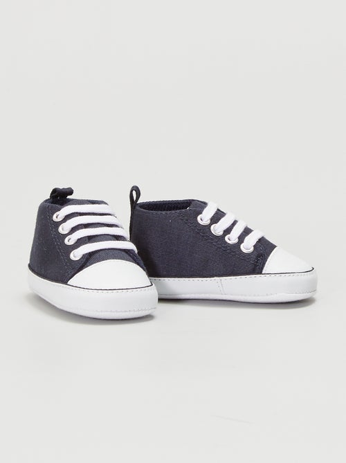Hoge stoffen sneakers - Kiabi Hoge stoffen sneakers - Kiabi