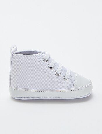 Hoge stoffen sneakers