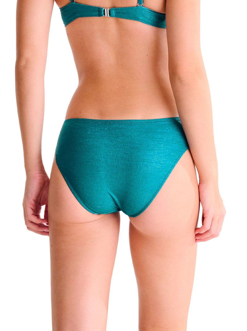 Hoge taille bikinitop blue lagoon Groen - Kiabi