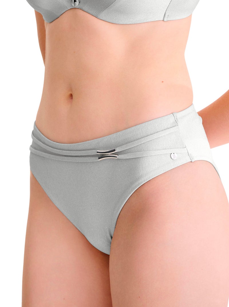Hoge taille bikinitop blue lagoon Zilver - Kiabi