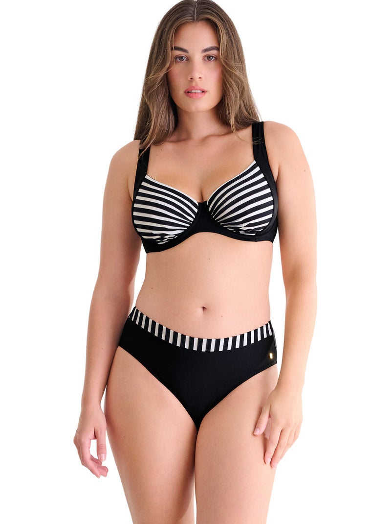 Hoge taille bikinitop bondi beach Zwart - Kiabi
