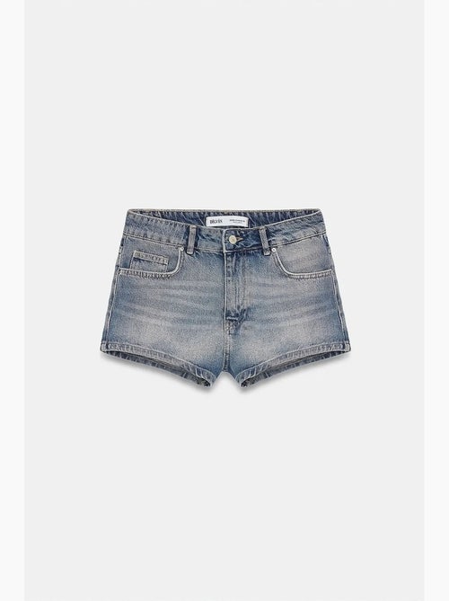 Hoge taille denim short van katoen dilvin - Kiabi