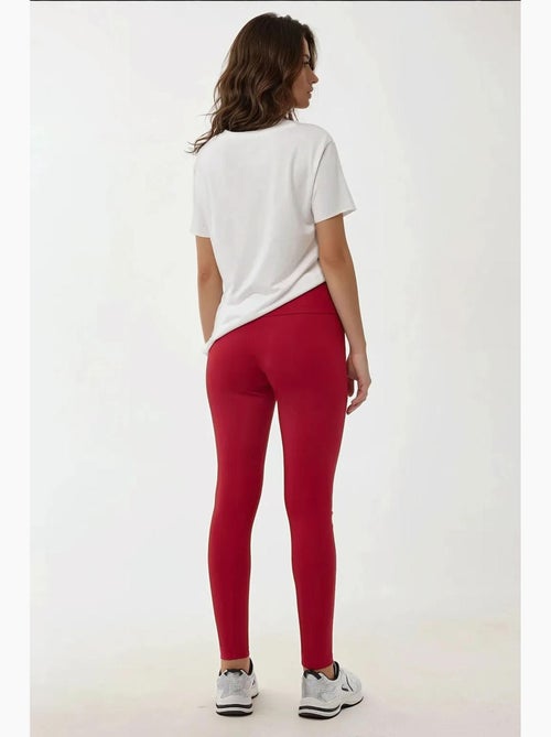 Hoge taille elastische legging hiccup - Kiabi