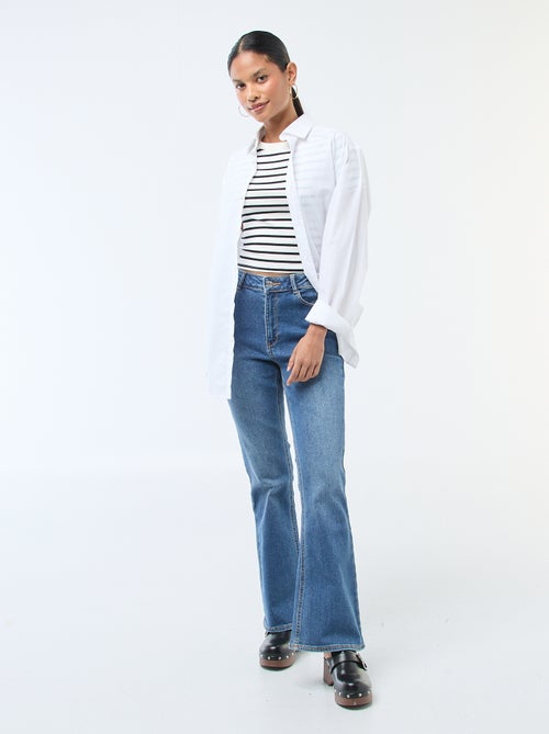 Hoge taille flare/bootcut jeans - L32 - Kiabi