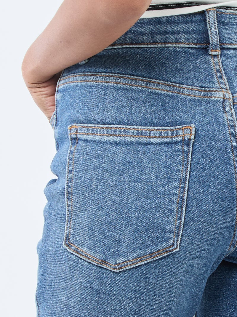 Hoge taille flare/bootcut jeans - L34 Blauw - Kiabi