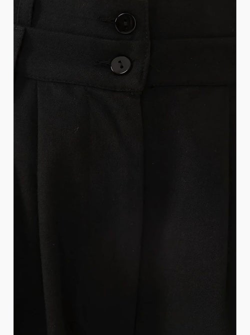 Hoge taille geplooide palazzo broek hiccup - Kiabi
